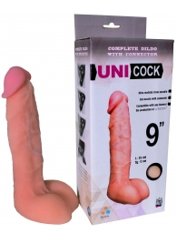 Фаллическая насадка Харнесс UNICOCK 9  - 24 см. - LOVETOY (А-Полимер) - купить с доставкой в Батайске