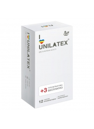 Разноцветные ароматизированные презервативы Unilatex Multifruit  - 12 шт. + 3 шт. в подарок - Unilatex - купить с доставкой в Батайске