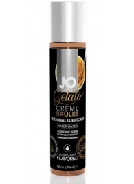 Лубрикант с ароматом крем-брюле JO GELATO CREME BRULEE - 30 мл. - System JO - купить с доставкой в Батайске