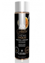Лубрикант с ароматом крем-брюле JO GELATO CREME BRULEE - 120 мл. - System JO - купить с доставкой в Батайске