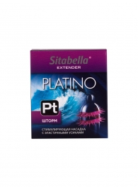 Стимулирующая насадка со спиралью из усиков Platino  Шторм - Sitabella - купить с доставкой в Батайске