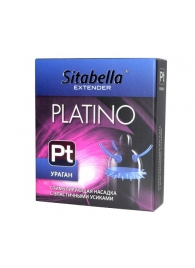 Стимулирующая насадка с усиками и шипиками Platino  Ураган - Sitabella - купить с доставкой в Батайске