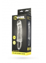 Прозрачная насадка с петлёй для фиксации - 14 см. - ToyFa - в Батайске купить с доставкой