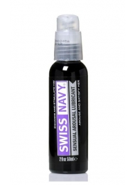 Возбуждающий гель-лубрикант на водной основе Sensual Arousal Lubricant - 59 мл. - Swiss navy - купить с доставкой в Батайске