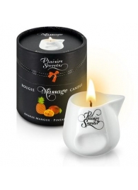 Массажная свеча с ароматом манго и ананаса Bougie de Massage Ananas Mangue - 80 мл. - Plaisir Secret - купить с доставкой в Батайске