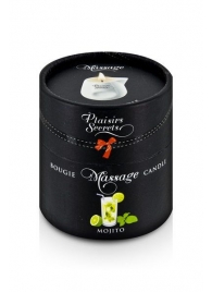 Массажная свеча с ароматом мохито Bougie de Massage Mojito - 80 мл. - Plaisir Secret - купить с доставкой в Батайске