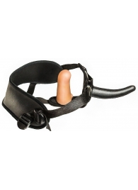 Женский страпон с вагинальной пробкой Woman Strap - 12 см. - LOVETOY (А-Полимер) - купить с доставкой в Батайске