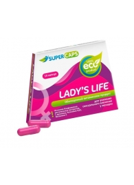 Возбуждающие капсулы Ladys Life - 14 капсул (0,35 гр.) - SuperCaps - купить с доставкой в Батайске