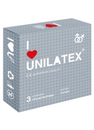 Презервативы с точками Unilatex Dotted - 3 шт. - Unilatex - купить с доставкой в Батайске
