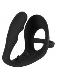 Эрекционное кольцо с подхватом мошонки и анальным отростком для воздействия на простату - Orion - в Батайске купить с доставкой