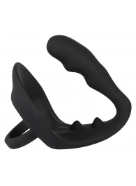 Эрекционное кольцо с подхватом мошонки и анальным отростком для воздействия на простату - Orion - в Батайске купить с доставкой