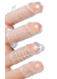 Набор из 4 насадок на член Pleasured Penis Enhancement Sleeve 4 Pack - XR Brands - в Батайске купить с доставкой