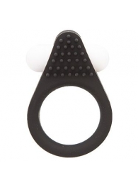 Чёрное эрекционное кольцо LIT-UP SILICONE STIMU RING 1 BLACK - Dream Toys - в Батайске купить с доставкой