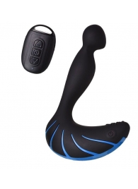 Чёрно-синий массажер простаты Erotist Third - Erotist Adult Toys - в Батайске купить с доставкой