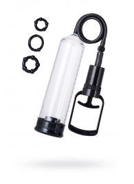 Вакуумная помпа A-toys с уплотнителем и эрекционными кольцами - A-toys - в Батайске купить с доставкой