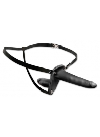 Женский страпон с вагинальной пробкой Double Penetrix Strap-on - 15 см. - Pipedream - купить с доставкой в Батайске