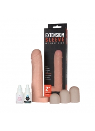 Насадка-удлинитель Extension sleeve с подхватом мошонки - 19 см. - Sitabella - в Батайске купить с доставкой