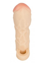 Закрытая удлиняющая насадка на пенис с подхватом мошонки T B Extension - Orion - в Батайске купить с доставкой