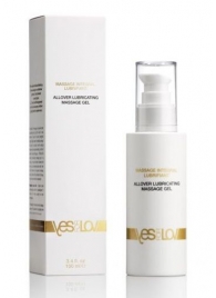 Массажный гель-смазка на силиконовой основе Allover Massage Gel - 100 мл. - YESforLOV - купить с доставкой в Батайске