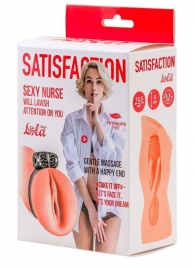 Мастурбатор с виброкольцом Satisfaction Magazine Nurse - Lola Games - в Батайске купить с доставкой
