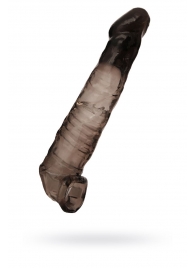 Чёрная насадка на пенис - 22,5 см. - ToyFa - в Батайске купить с доставкой