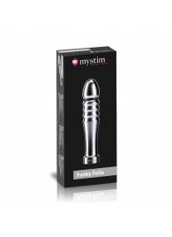 Ребристый фаллоимитатор для электростимуляции Funky Fella Rill Dildo - 13 см. - MyStim - купить с доставкой в Батайске