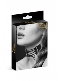 Оригинальный ошейник-чокер со шнуровкой - Bijoux Pour Toi - купить с доставкой в Батайске
