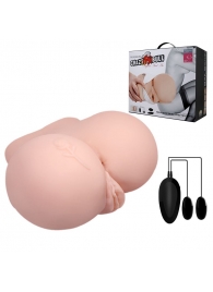 Вагина и анус с вибрацией CrazyBull Vagina and Ass - Baile - в Батайске купить с доставкой