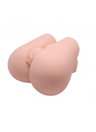 Реалистичный мастурбатор с вибрацией и двумя тоннелями - вагиной и анусом - Baile - в Батайске купить с доставкой