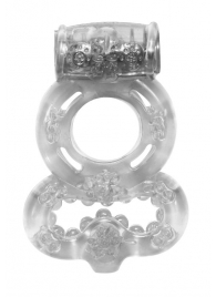 Прозрачное эрекционное кольцо Rings Treadle с подхватом - Lola Games - в Батайске купить с доставкой