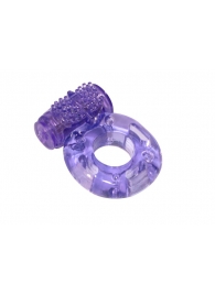 Фиолетовое эрекционное кольцо с вибрацией Rings Axle-pin - Lola Games - в Батайске купить с доставкой