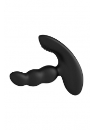 Черный силиконовый стимулятор простаты Levett Nitoc с пультом ДУ - Levett - в Батайске купить с доставкой