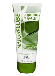 Лубрикант на водной основе NatureLube с алоэ вера - 100 мл. - HOT - купить с доставкой в Батайске