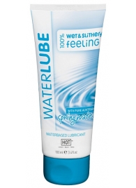 Лубрикант на основе чистой родниковой воды WaterLube - 100 мл. - HOT - купить с доставкой в Батайске