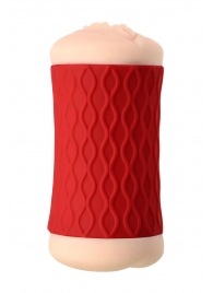 Двухсторонний мастурбатор JOS  NADIN в красном цилиндре - JOS - в Батайске купить с доставкой