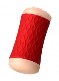 Двухсторонний мастурбатор JOS  NADIN в красном цилиндре - JOS - в Батайске купить с доставкой