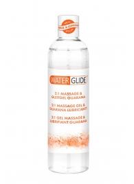 Гель-смазка 2-в-1 MASSAGE   LUBRICANT GUARANA - 300 мл. - Waterglide - купить с доставкой в Батайске