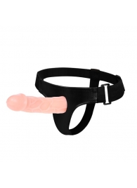 Телесный фаллоимитатор на трусиках Jessica Strap-On - 15,5 см. - Baile - купить с доставкой в Батайске