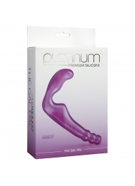 Безремневой фиолетовый страпон из силикона The Gal Pal - 17 см. - Doc Johnson - купить с доставкой в Батайске