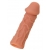 Телесная реалистичная насадка KOKOS Extreme Sleeve 05 с дополнительной стимуляцией - 12,7 см. - KOKOS - в Батайске купить с доставкой