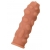 Телесная реалистичная насадка KOKOS Extreme Sleeve 11 с дополнительной стимуляцией - 12,7 см. - KOKOS - в Батайске купить с доставкой