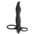 Черная вибронасадка для двойного проникновения Flirtini - 15,9 см. - Lola Games - купить с доставкой в Батайске