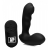 Черный стимулятор простаты Alpha-Pro 7X P-Milker Silicone Prostate Stimulator with Milking Bead - XR Brands - в Батайске купить с доставкой