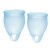 Набор голубых менструальных чаш Feel confident Menstrual Cup - Satisfyer - купить с доставкой в Батайске