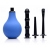 Анальный душ с 3 насадками Premium One-way Valve Anal Douche Set - XR Brands - купить с доставкой в Батайске