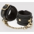 Черные наручники Bound to You Faux Leather Wrist Cuffs - Fifty Shades of Grey - купить с доставкой в Батайске