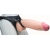 Телесный реалистичный фаллоимитатор на черных трусиках Real Big Strap-On - 34,5 см. - LOVETOY (А-Полимер) - купить с доставкой в Батайске