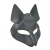 Серая маска Wolf с клепками - Sitabella - купить с доставкой в Батайске