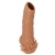 Телесная насадка с усиками и открытой головкой Nude Sleeve L - 14 см. - KOKOS - в Батайске купить с доставкой