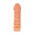 Телесная закрытая насадка с пупырышками Cock Sleeve Size M - 15,6 см. - KOKOS - в Батайске купить с доставкой
